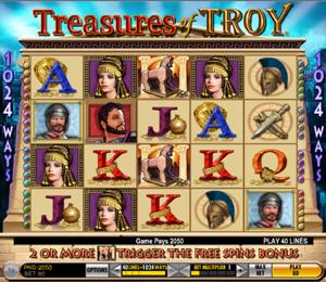 Treasures of Troy reels