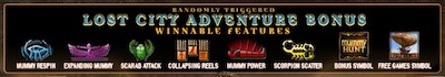 Mummy slot bonus games