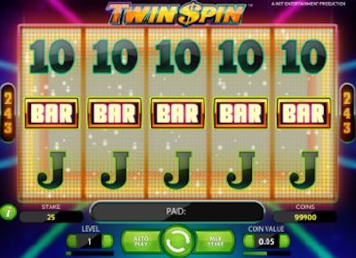 5 way Twin Spin win