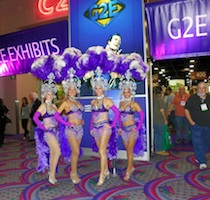Showgirls at G2E Las vegas