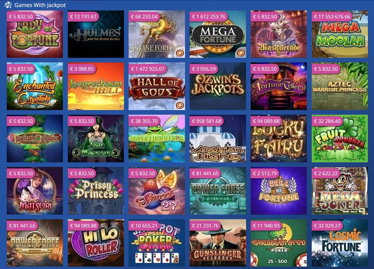 Casino Heroes Slots Lobby