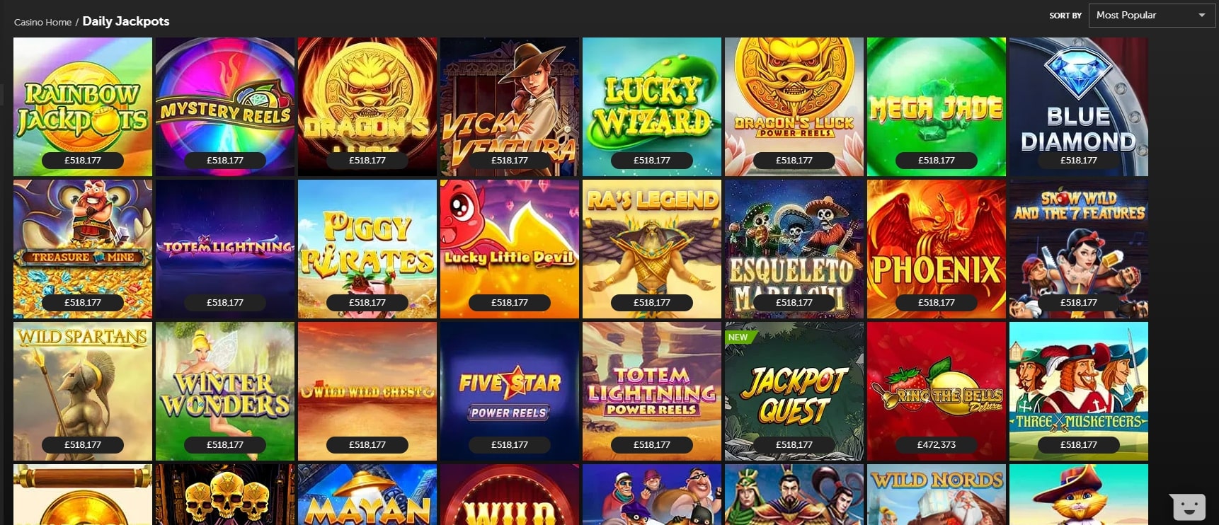 Daily Jackpots at Betsafe