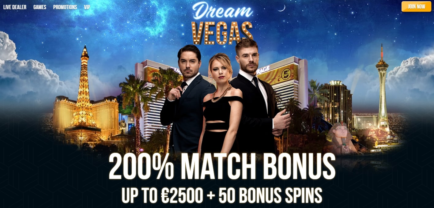 Dream Vegas welcome bonus