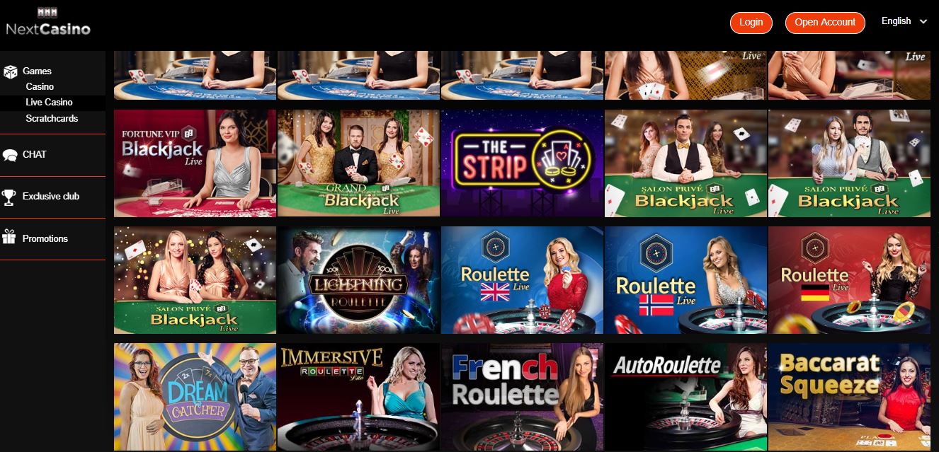 Live asino lobby