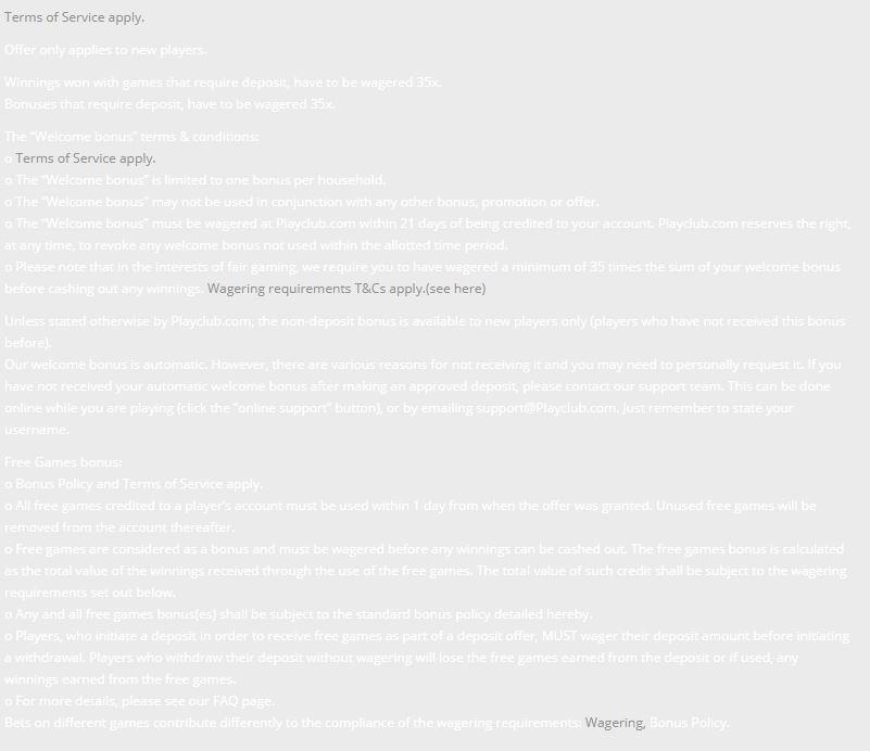 Terms and Conditions
