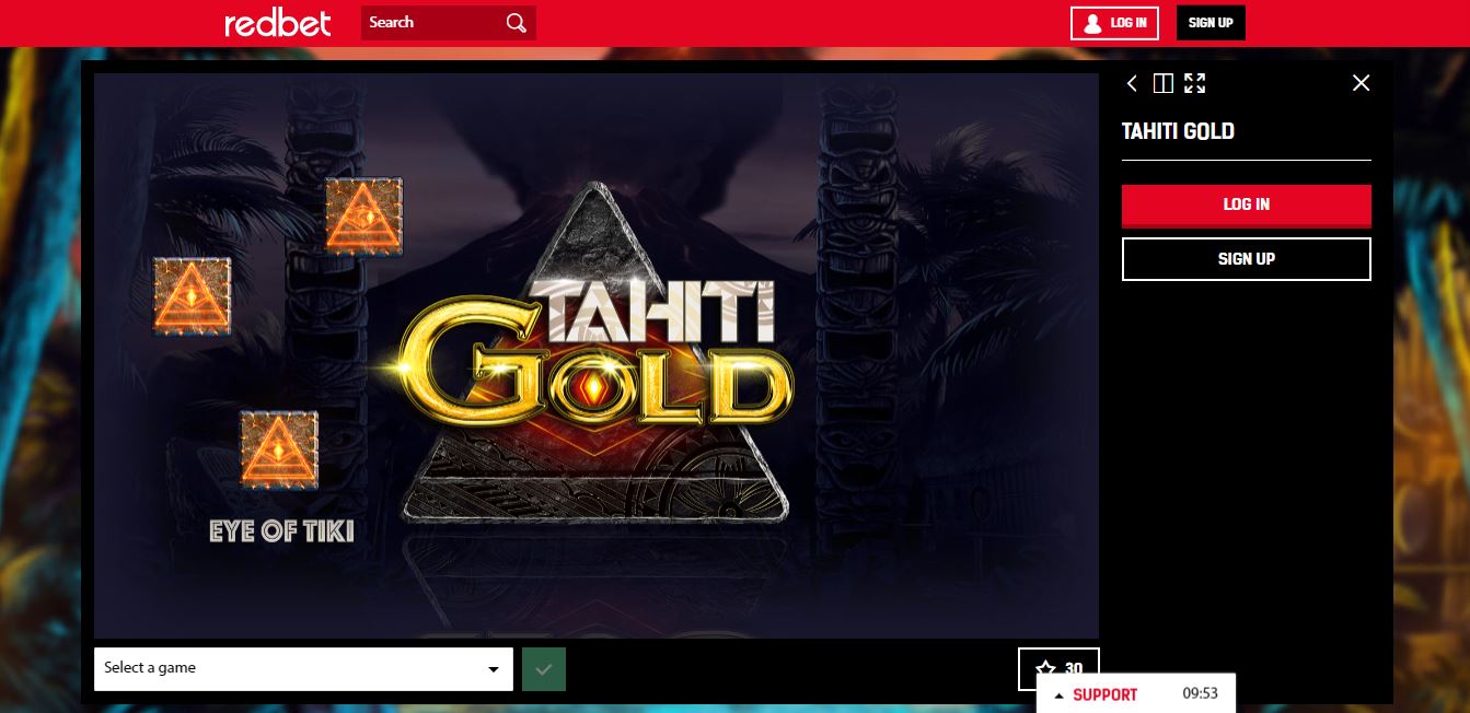 Redbet Casino Game Play