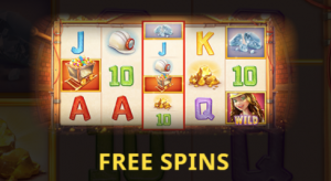 Lucky Mine Free Spin reels