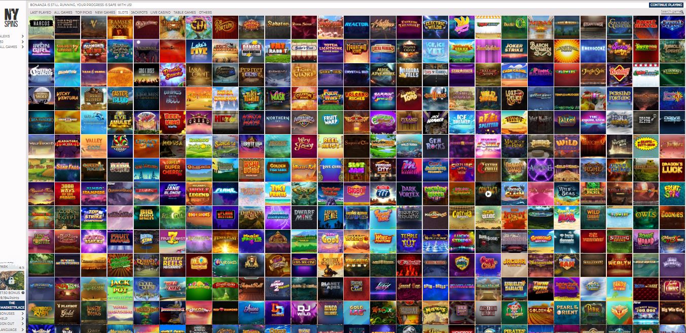 All Games at NYSpins