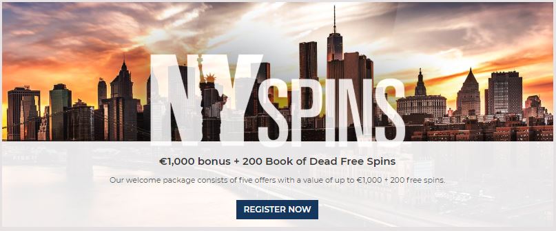 Welcome Bonus Package at NYSpins