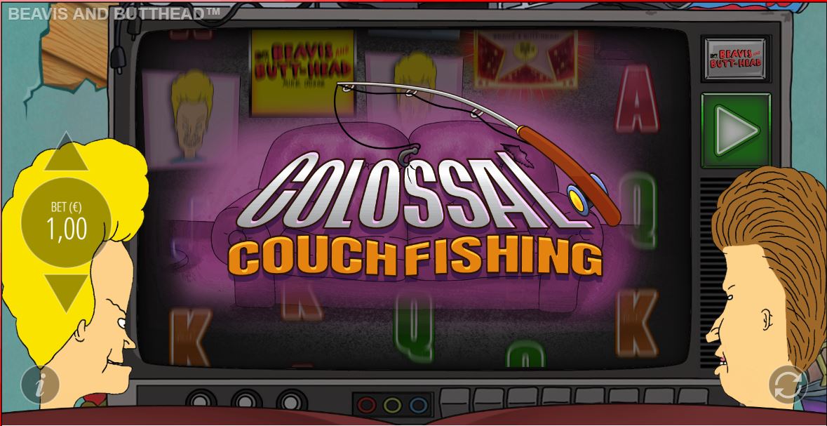 Colossal Couch Fishing in the Beavis and Butthead Online Slot