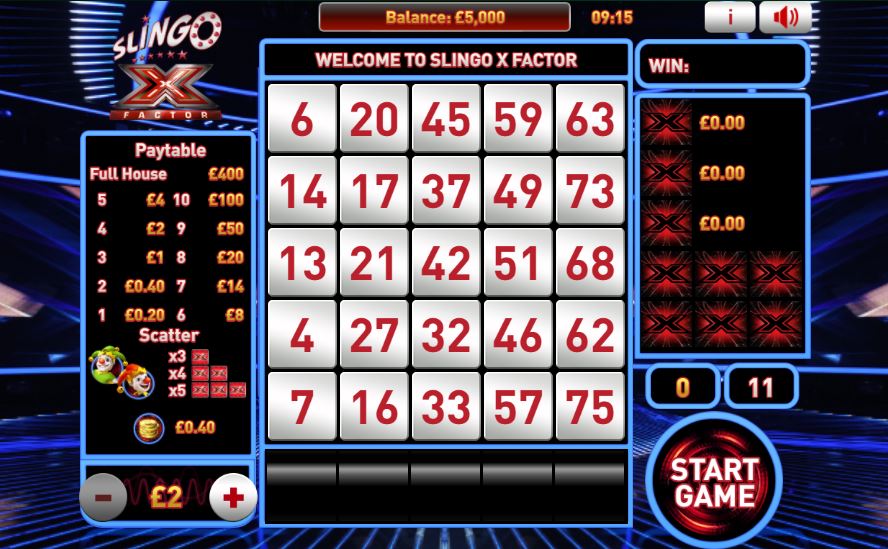 X Factor Game Play