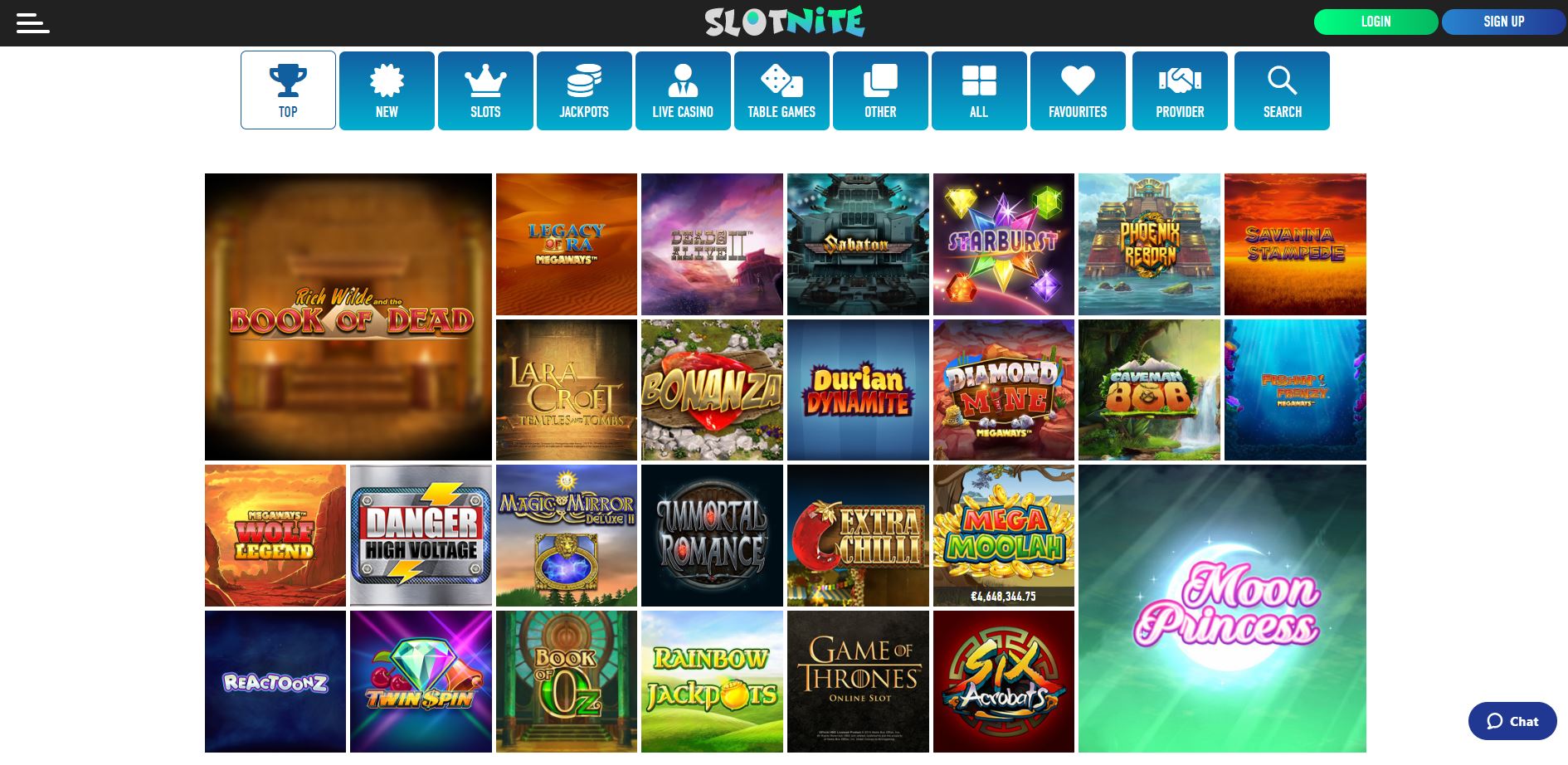 Casino Lobby at Slotnite