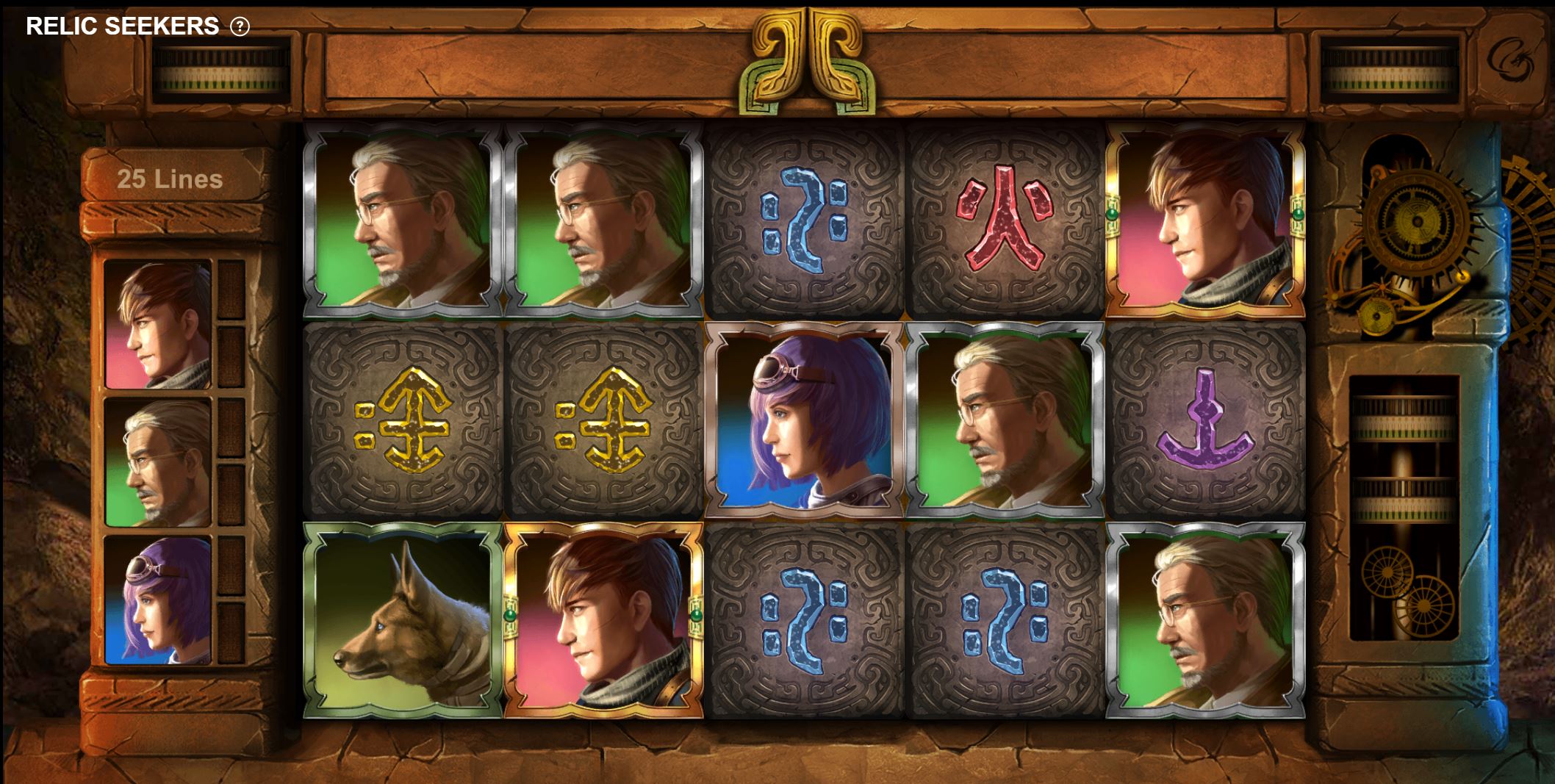 Relic Seekers slot reels