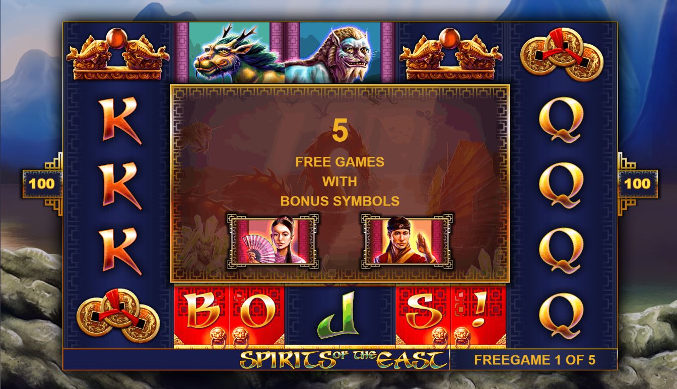 Spirits of the East bonus