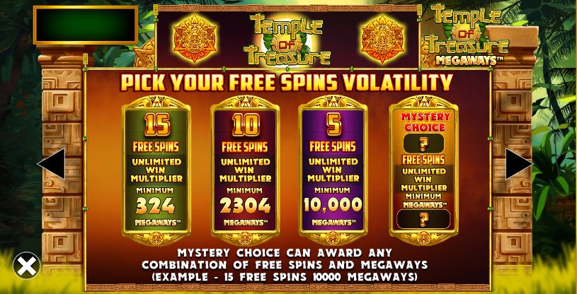 Free Spins choices