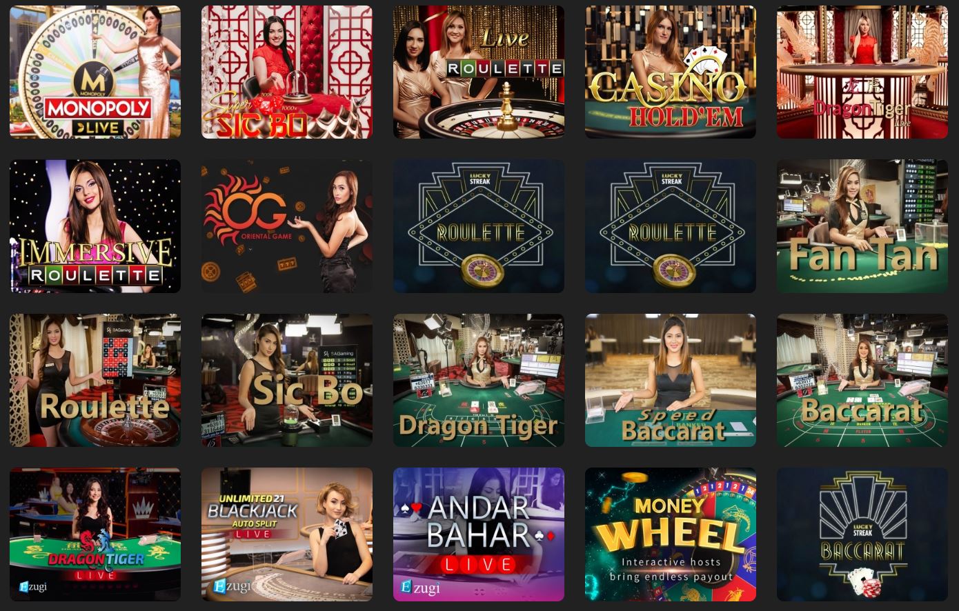 Live Casino Lobby