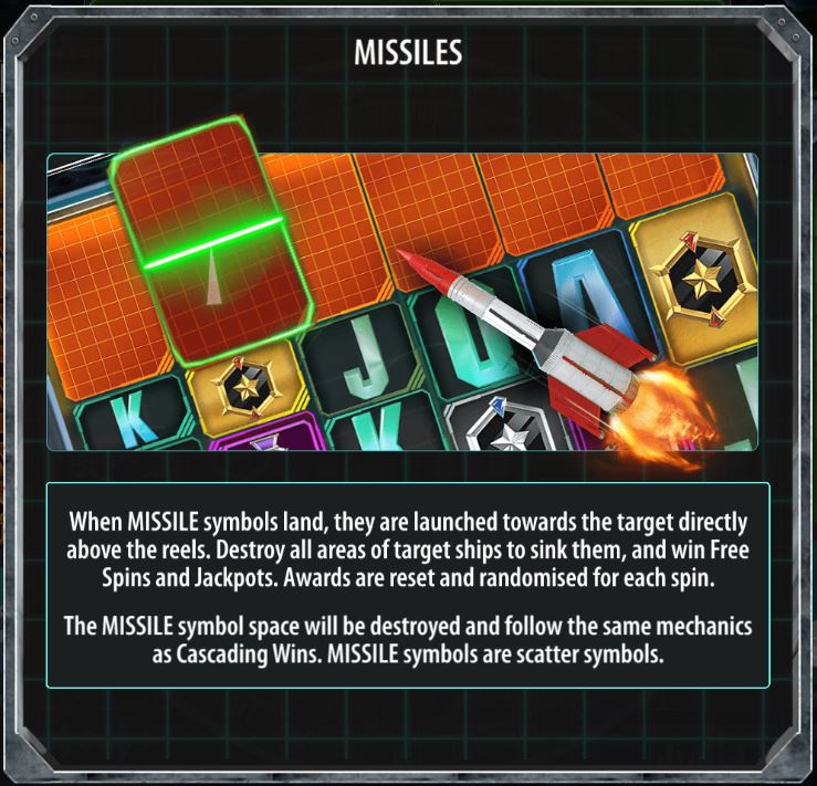 Missiles in Battleship Direct Hit!