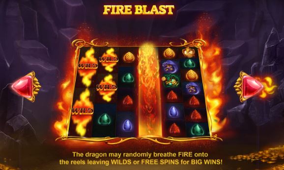 Fire Blast in in Dragons Fire MegaWays