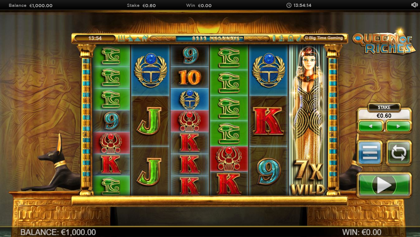 Base game in Queen of Riches