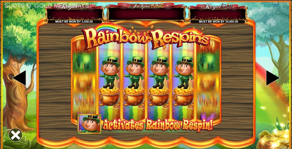 Rainbow Respins in Slots o Gold MegaWays
