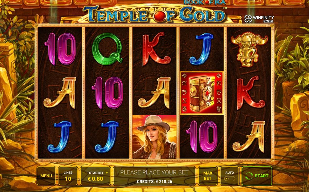Book of Ra Temple of Gold base game
