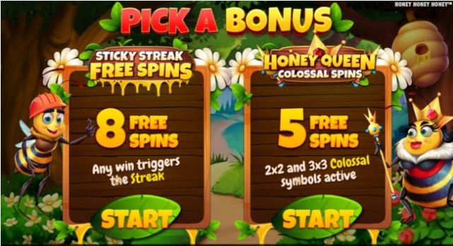 honey honey honey pick a bonus